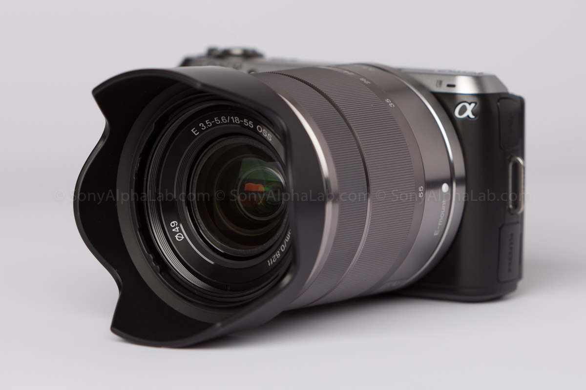 Sony E-Mount 18-55mm f/3.5-5.6 Zoom Lens on the Nex-C3