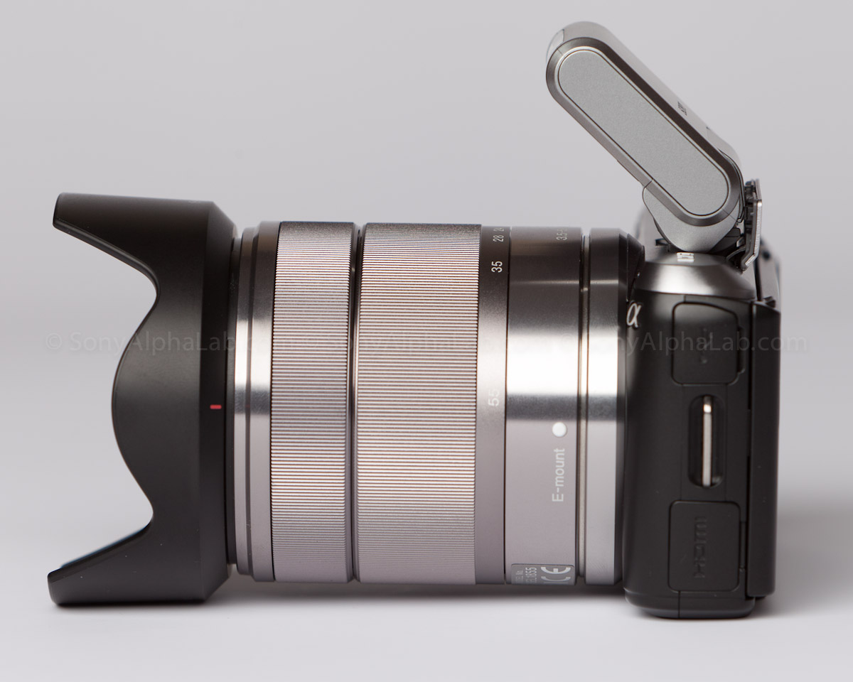 Sony E-Mount 18-55mm f/3.5-5.6 Zoom Lens on the Nex-C3 w/ Flash