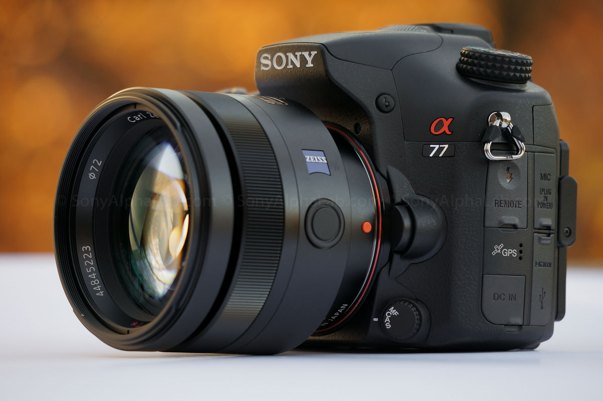 Sony Alpha 77 w/ 85mm f/1.4 Carl Ziess Lens