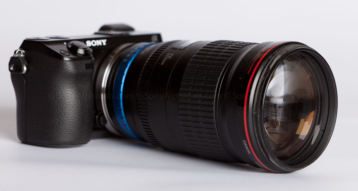 Nex-7 w/ Canon EF 135mm f/2 L Lens using Fotodiox Lens adapter