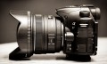 Sony A57 w/ Sigma 50mm f/1.4 EX DG HSM Lens - Left Side