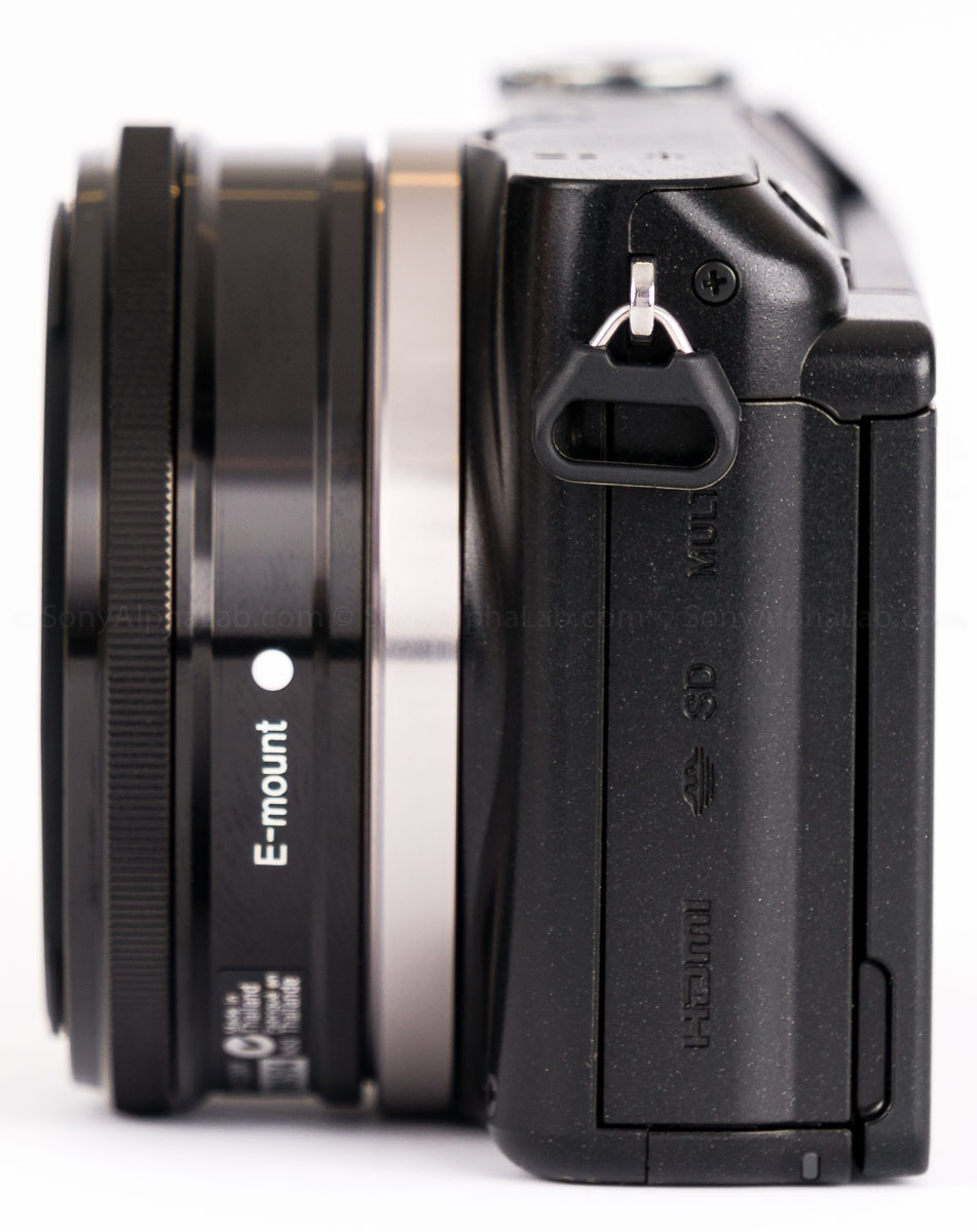 Sony Nex-3n w/ sel20f28 lens - Left Side