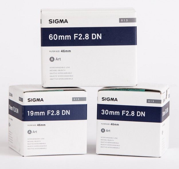 Sigma E-Mount Art Series DN Lenses