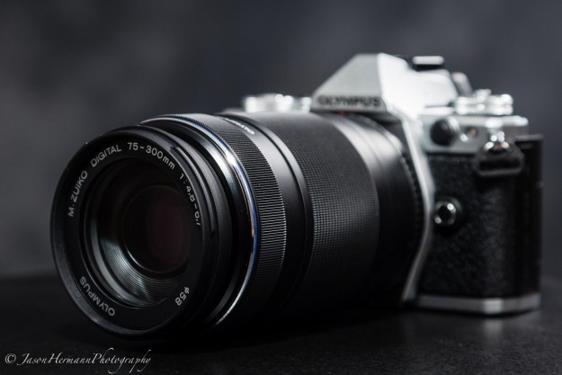 Olympus OM-D E-M5 Mark II Mirrorless Camera w/ 75-300mm Lens