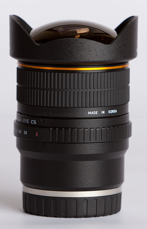Rokina 8mm fisheye lens