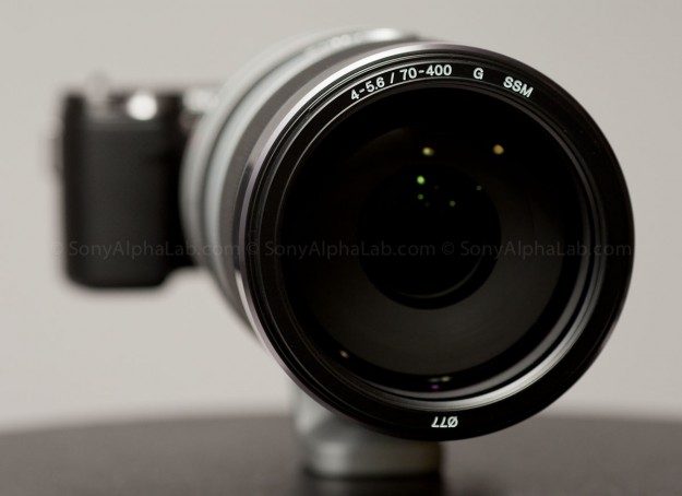 Alpha LA-EA1 Camera Mount Adapter with Nex-5n and Sony 70-400mm f/4-5.6 G SSM Lens