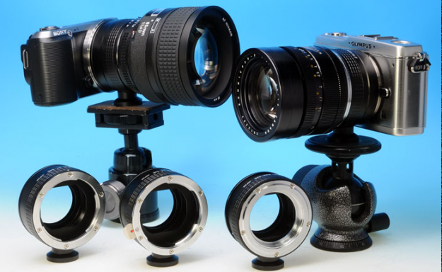 Rayqual E-mount adapters with built-in tripod mount