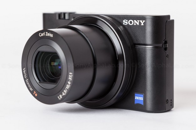 Sony RX100 - Front 3/4 with Camera On!! 