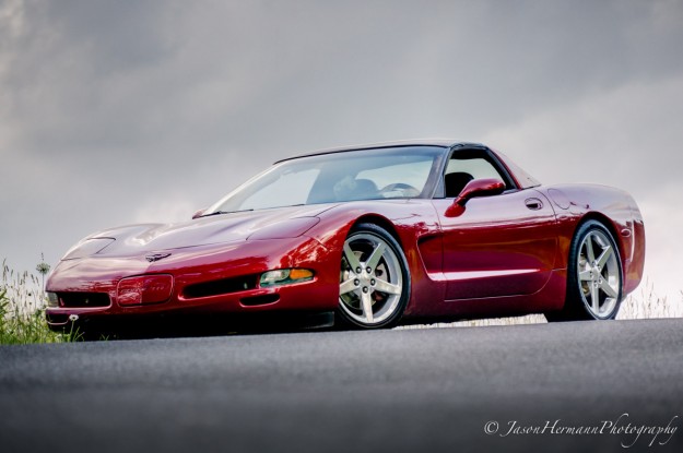 Corvette HDR Photograph - Nex-6 and 55-210mm lens @ 167mm