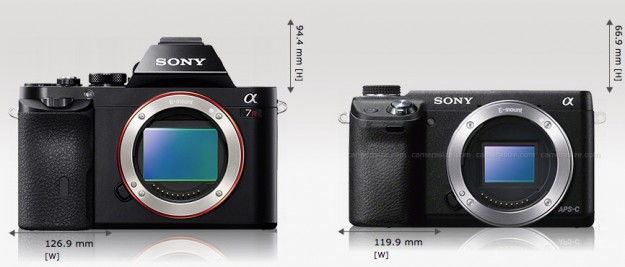 Sony Nex-6 vs Sony A7r