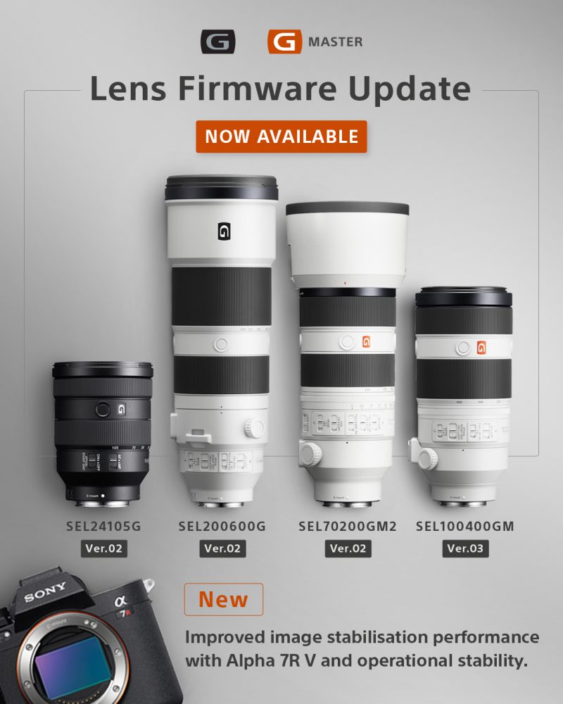 Sony Line Xxx - Sony Lens Firmware Update for A7R V â€“ SonyAlphaLab